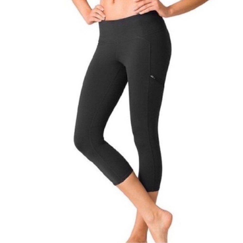 Athleta Black Drifter Capri Pants S